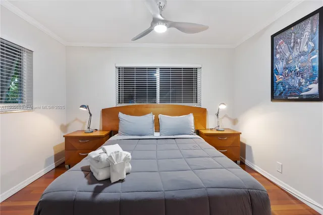 a bed room with a bed and a couch