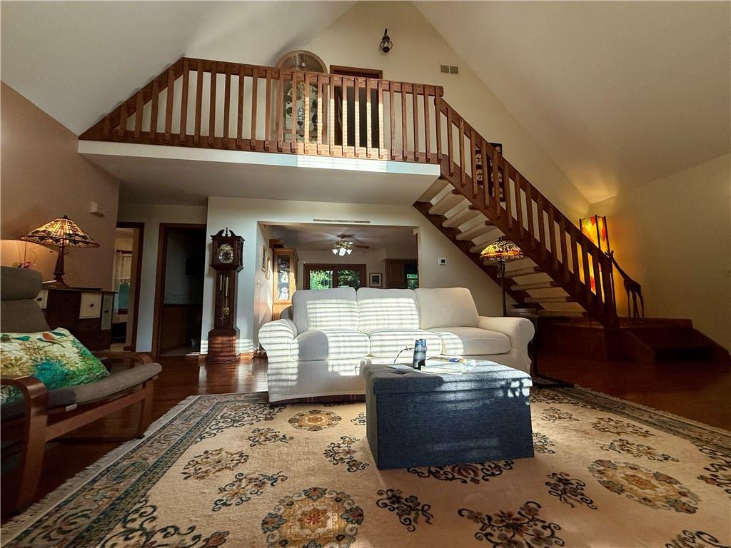 209 Modoc Trail Mercer, PA 16137 - Photo 3 of 17 a view of entryway livingroom and hall with wooden floor