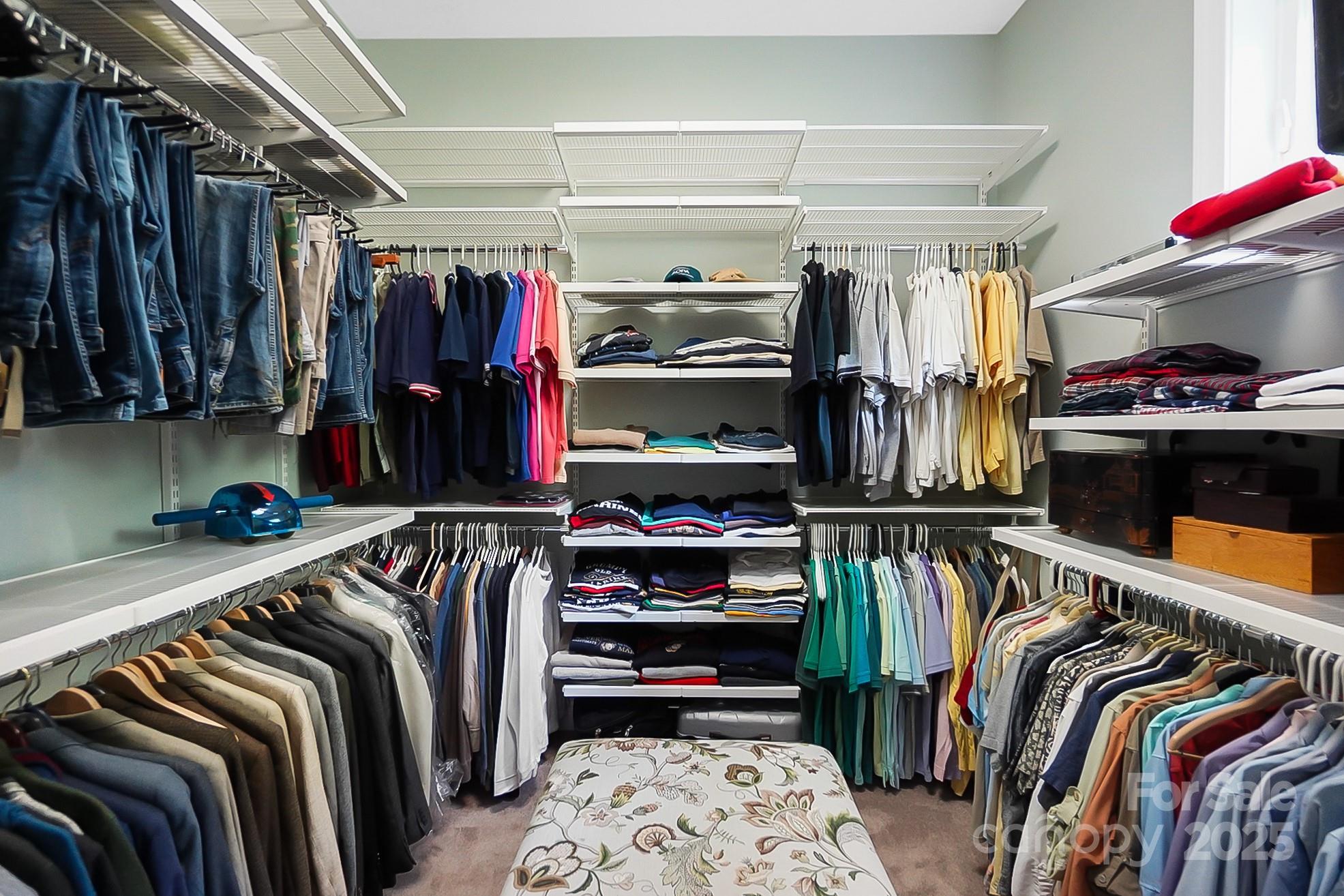 2354 Valelake Road York, SC 29745 - Photo 23 of 48 a view of walk in closet with clothes and shoes