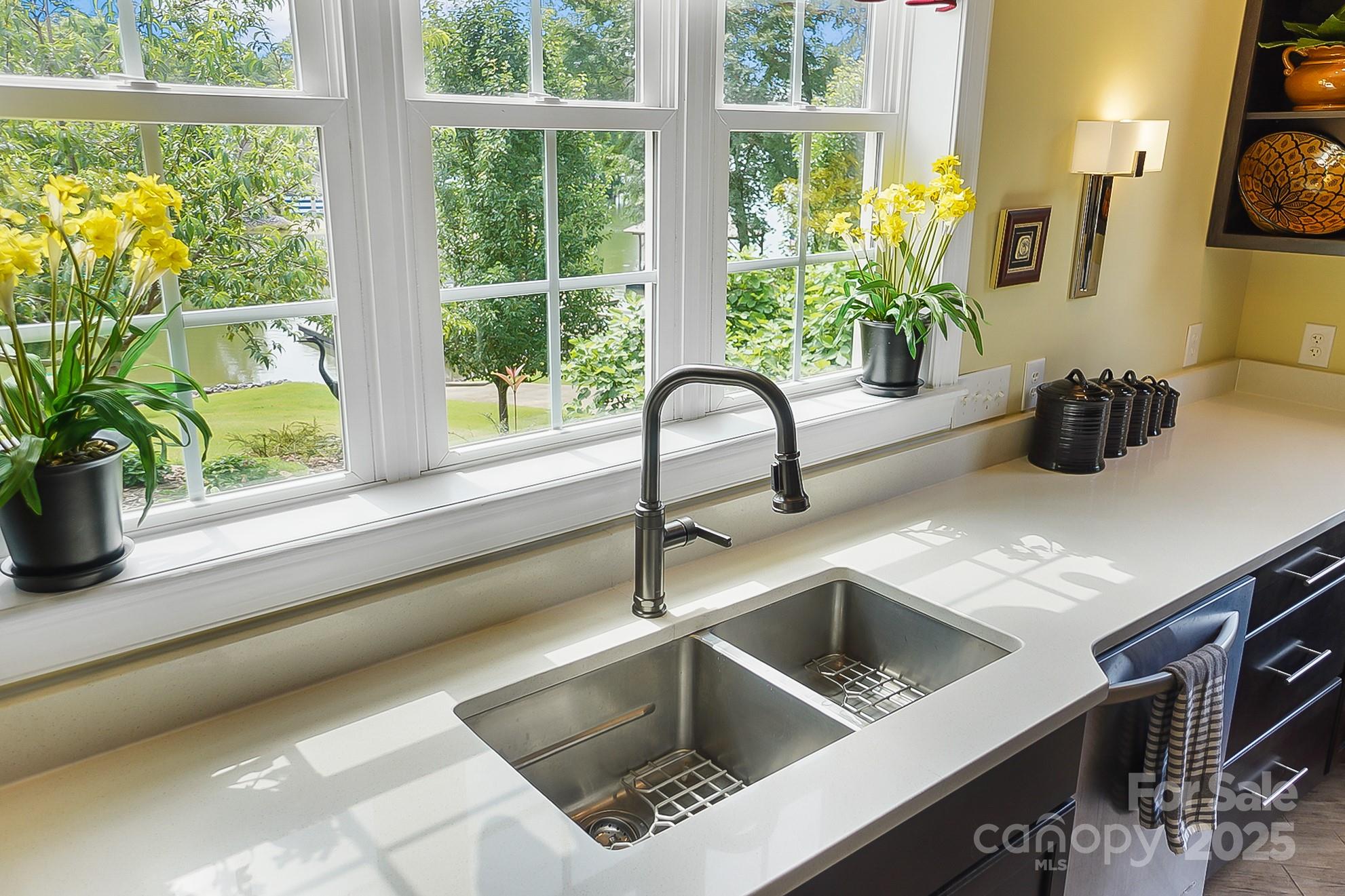 2354 Valelake Road York, SC 29745 - Photo 10 of 48 a kitchen with a sink and a large window