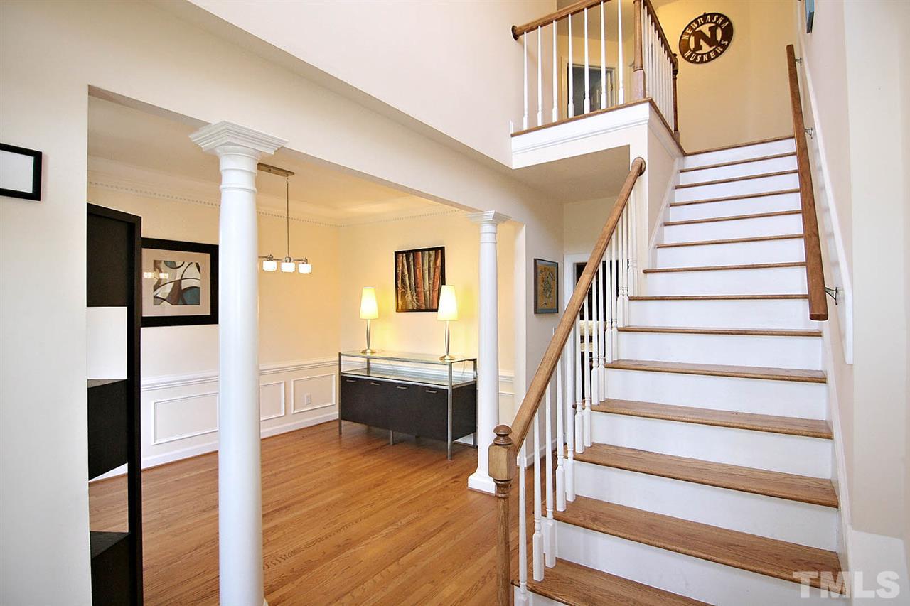 7608 Percy Court Raleigh, NC 27613 - Photo 7 of 25 You will Love Welcoming your Best Friends into the Inviting Two-story Foyer complete with Hardwood Floors