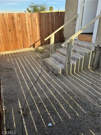 a view of a balcony