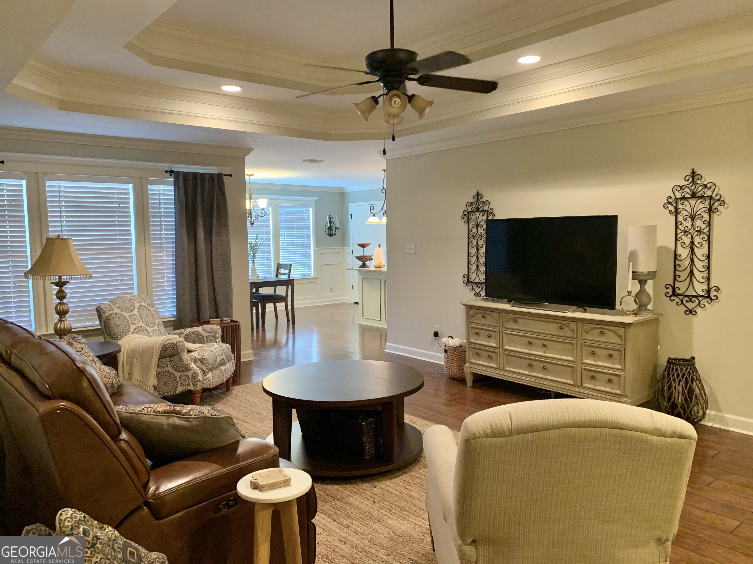 4192 Bright Creek Road Hahira, GA 31632 - Photo 7 of 28 a living room with furniture and a flat screen tv
