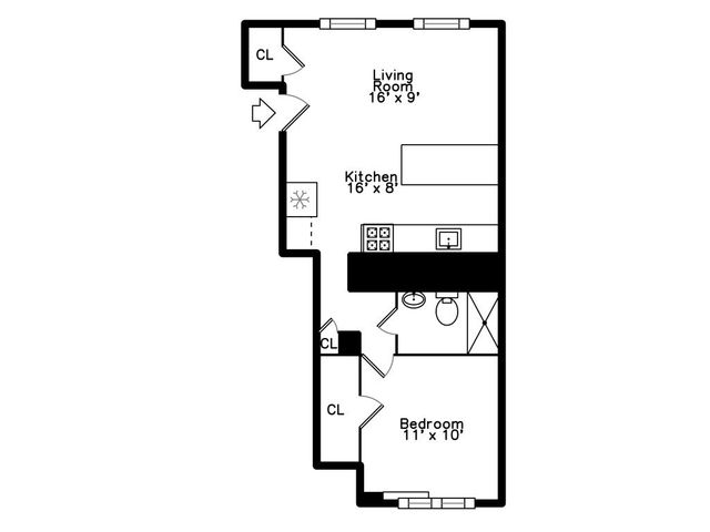 a picture of a bench in front of a wall