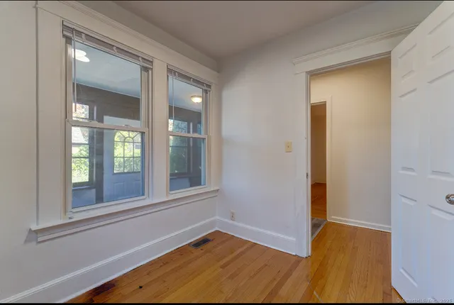 wooden floor in an empty room