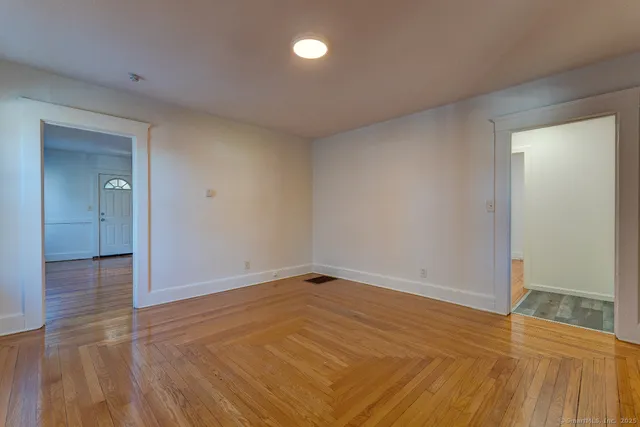 wooden floor in an empty room