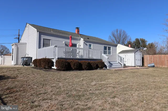 a view of a house with a patio