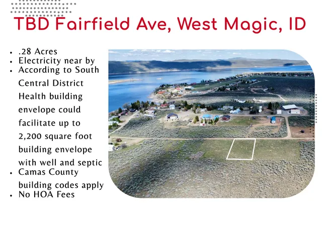 $42,500 | Tbd Fairfield Avenue, Fairfield, ID 83327
