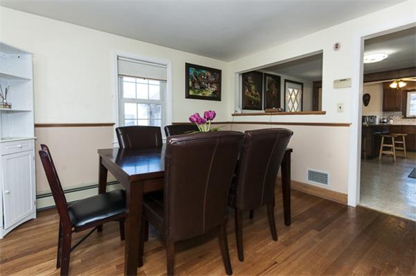 85 Rinaldo Road Weymouth, MA 02191 - Photo 3 of 13 a view of a dining room with furniture and wooden floor