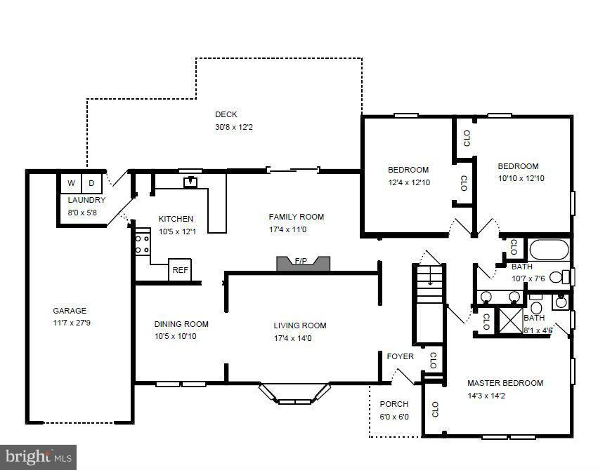110 Church Road Arnold, MD 21012 - Photo 13 of 14 Main Level Floor Plan