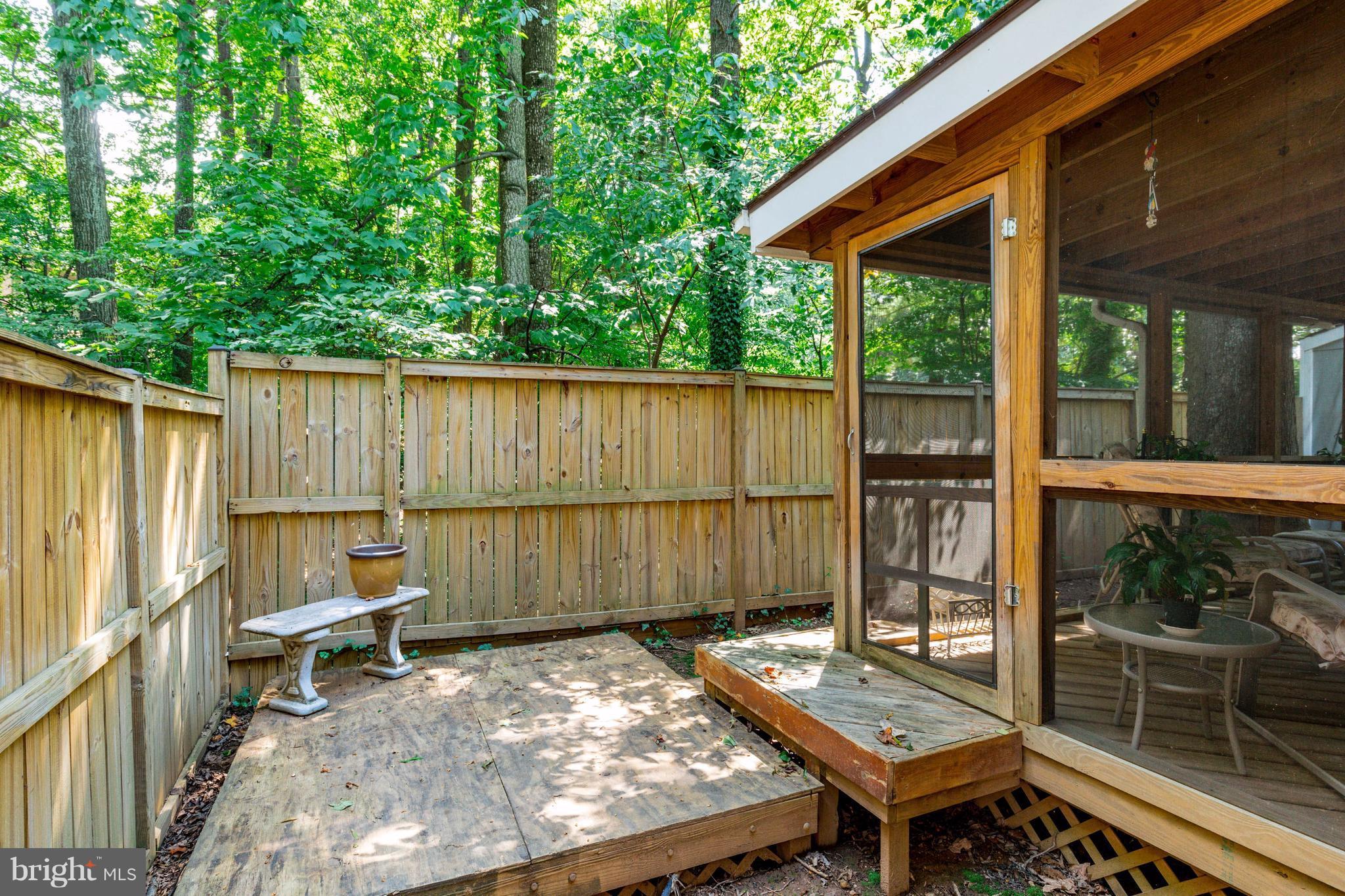 12255 Turkey Wing Court Reston, VA 20191 - Photo 30 of 30 a backyard of a house with barbeque oven table and chairs