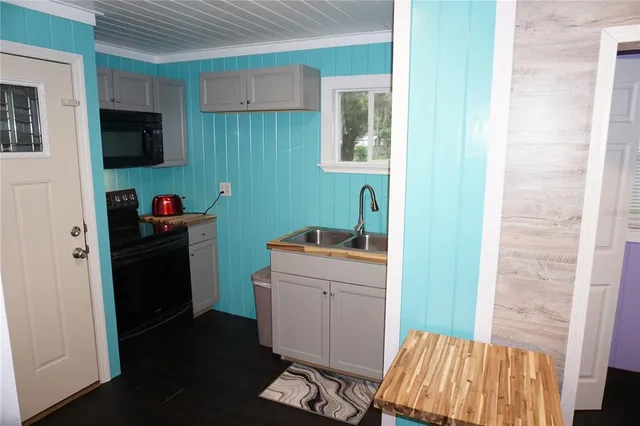 a room with storage and utility