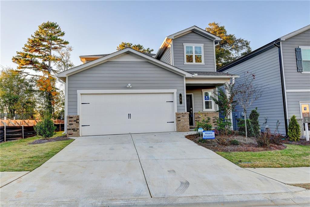 a view of house with a outdoor space