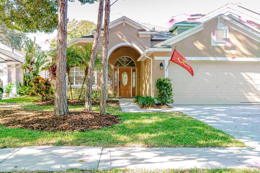 5905 Falconside Road Lithia, FL 33547 - Photo 1 of 1 a view of a house with a yard and plants