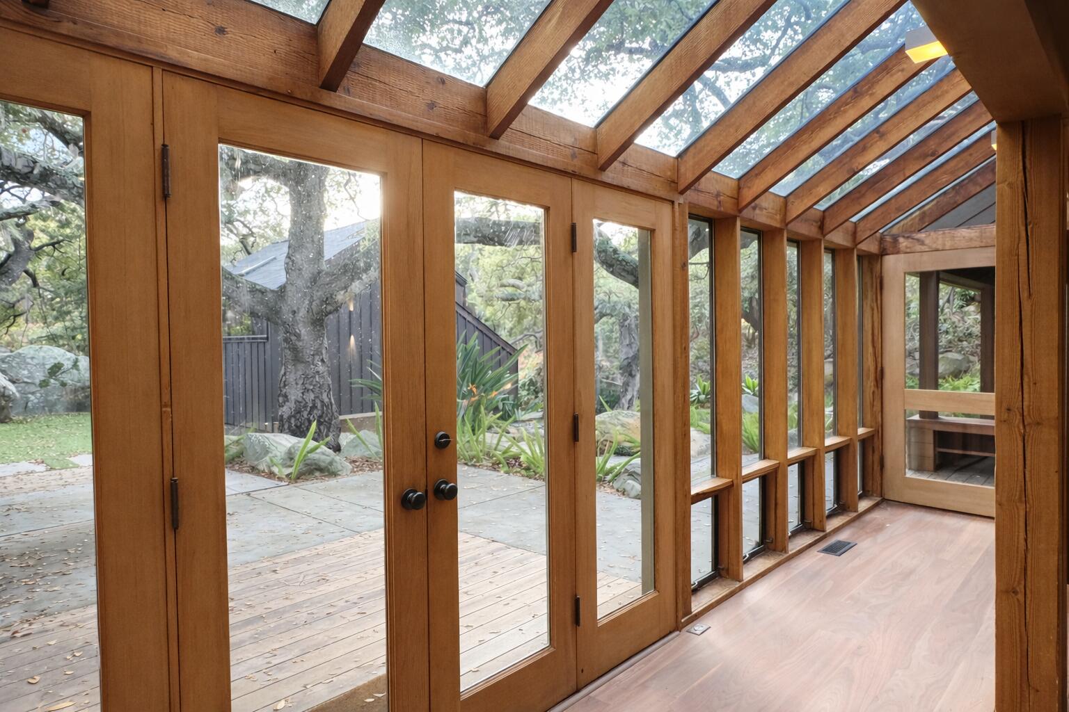 744 Mission Canyon Road Santa Barbara, CA 93105 - Photo 5 of 9 a view of an entryway with wooden floor and door