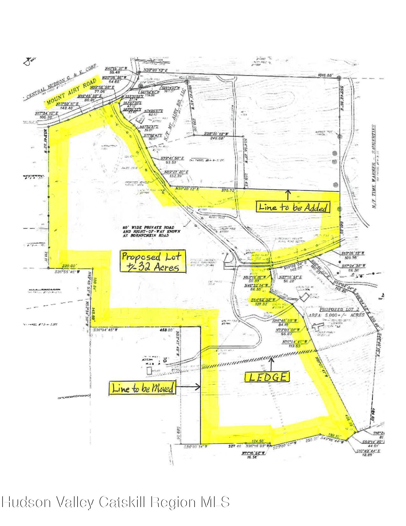 Tbd-2 Mt Airy Road Saugerties, NY 12477 - Photo 15 of 15 Highlighted Map- Lg Parcel