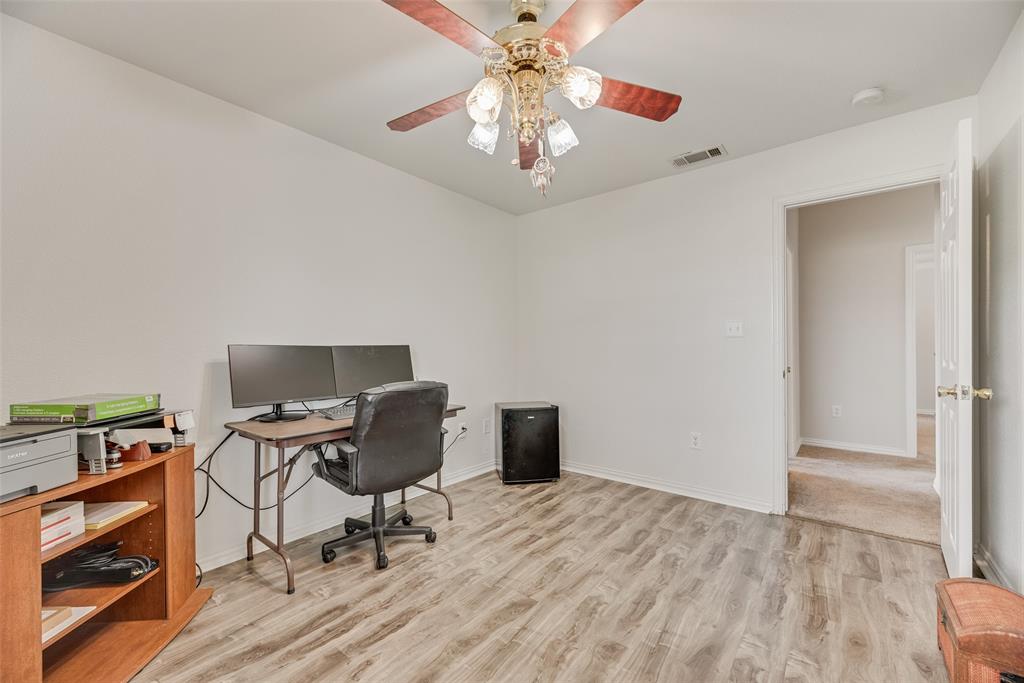 613 Torero Trail Oak Point, TX 75068 - Photo 14 of 32 a workspace with furniture and wooden floor