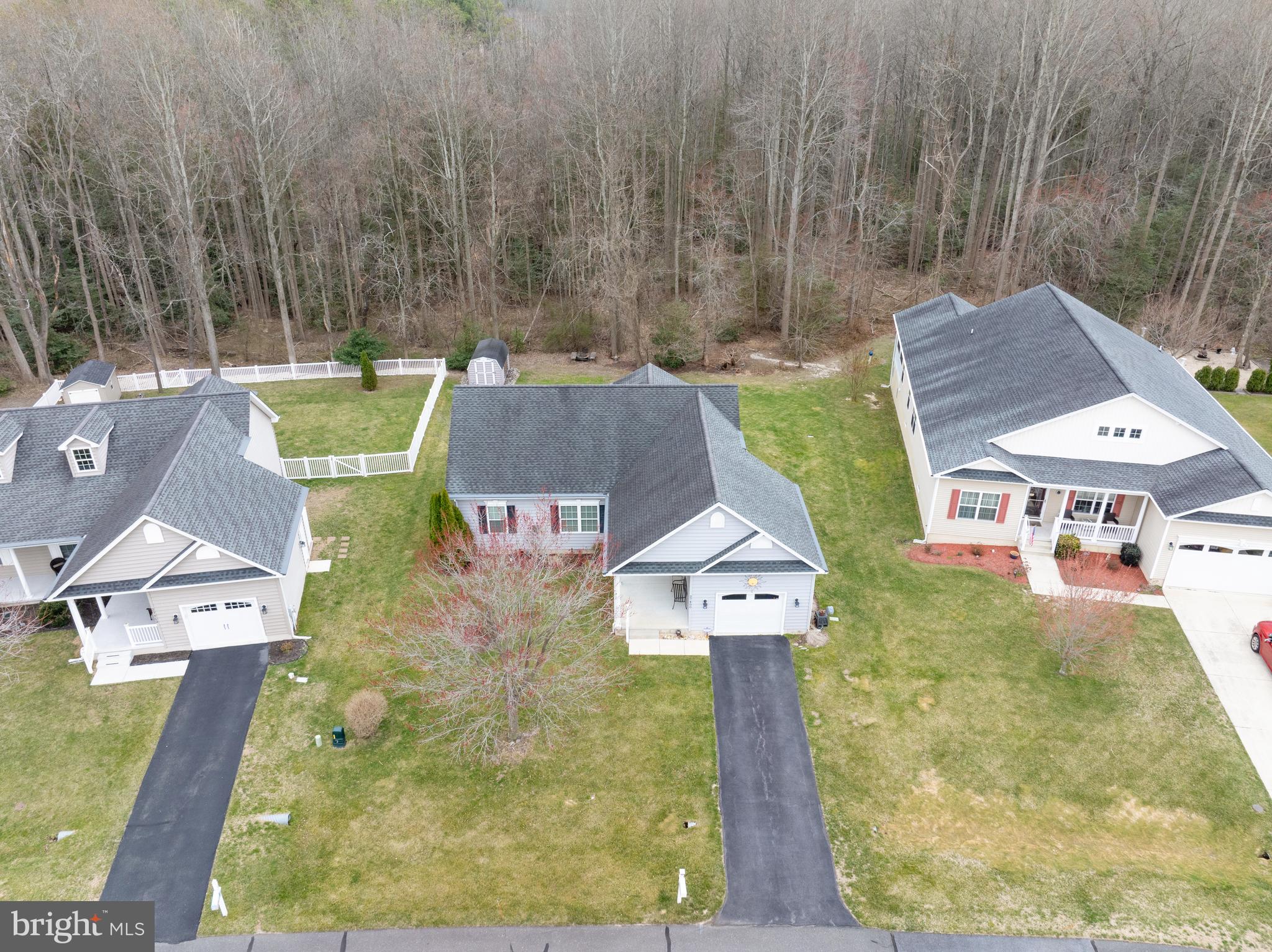 27400 Walking Run Milton, DE 19968 - Photo 30 of 35 an aerial view of a house with garden space and street view