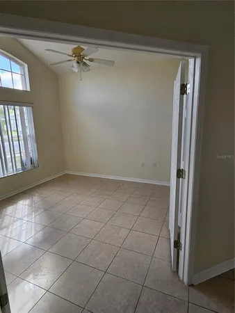 a view of an empty room