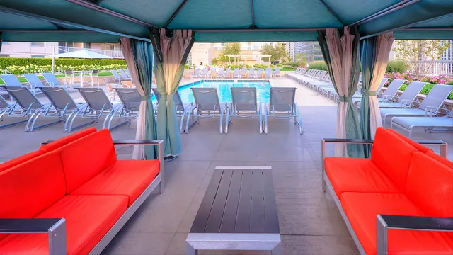 a room with furniture and wooden floor