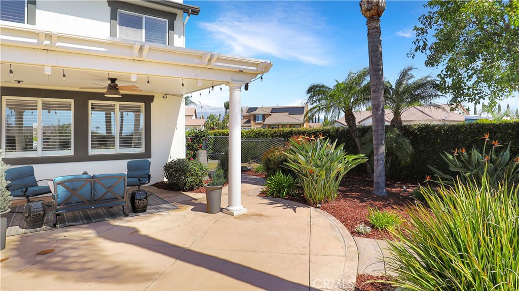 3759 Dewcrest Court Chino, CA 91710 - Photo 37 of 45 a view of a house with backyard and sitting area