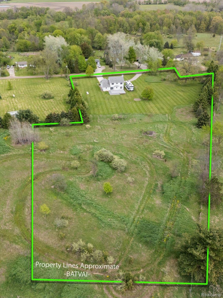 2381 Burke Road Fowlerville, MI 48836 - Photo 26 of 31 Property outlined