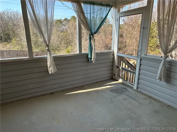 a view of outdoor space and deck