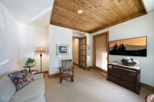 a view of a swimming pool with a lot of trees