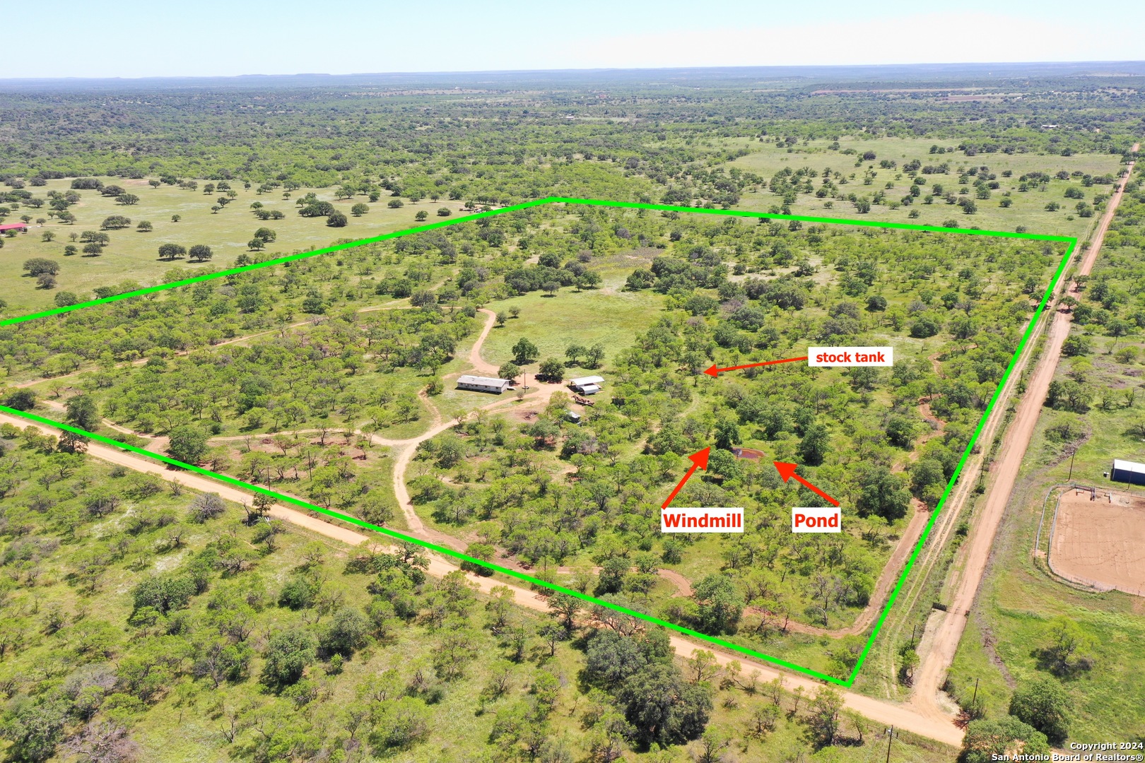 5077 Old Pontotoc Road Mason, TX 76856 - Photo 35 of 41 a view of a city