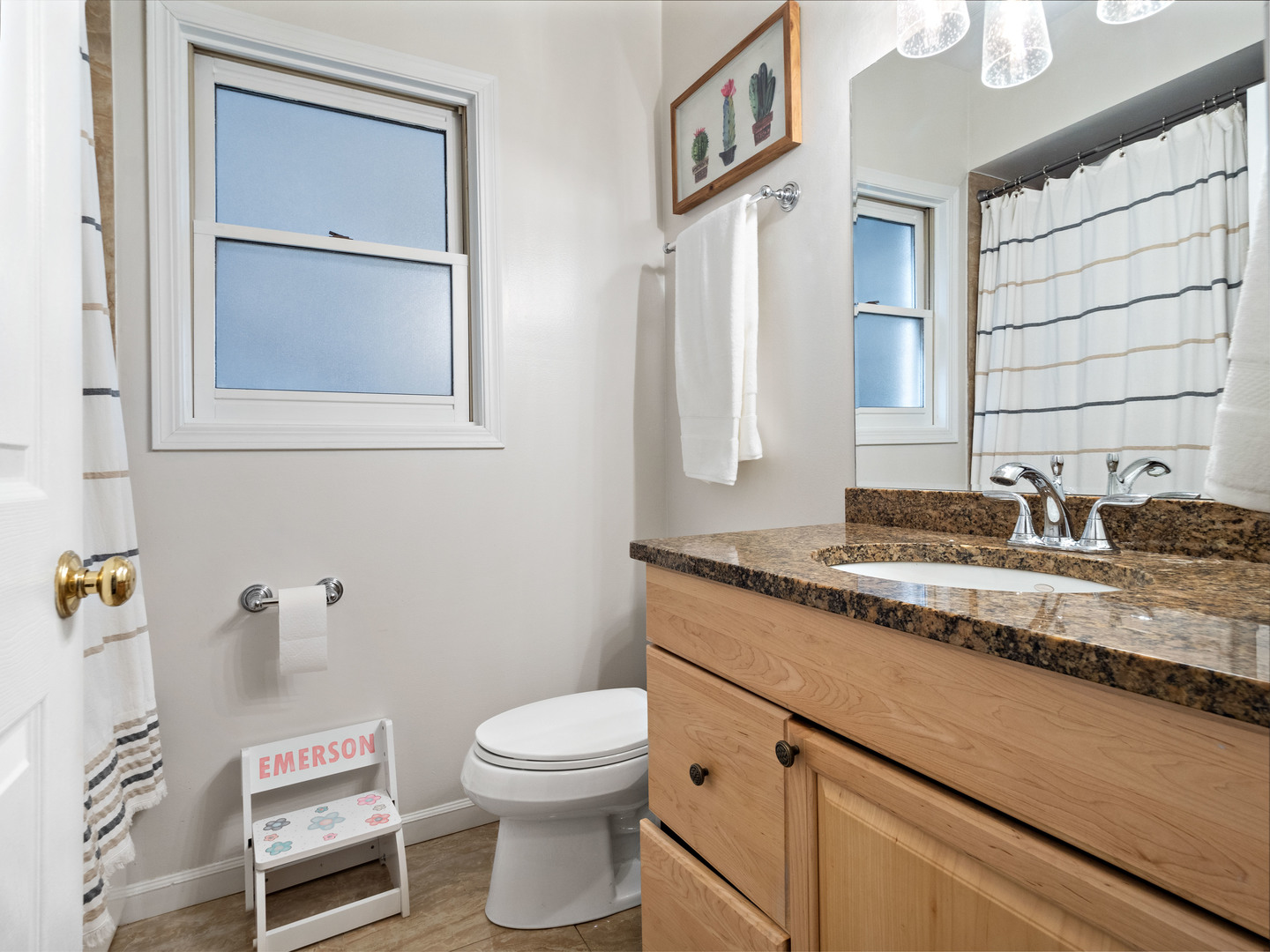 1531 West Walton Street, Unit 1 Chicago, IL 60642 - Photo 18 of 20 a bathroom with a granite countertop toilet sink and mirror