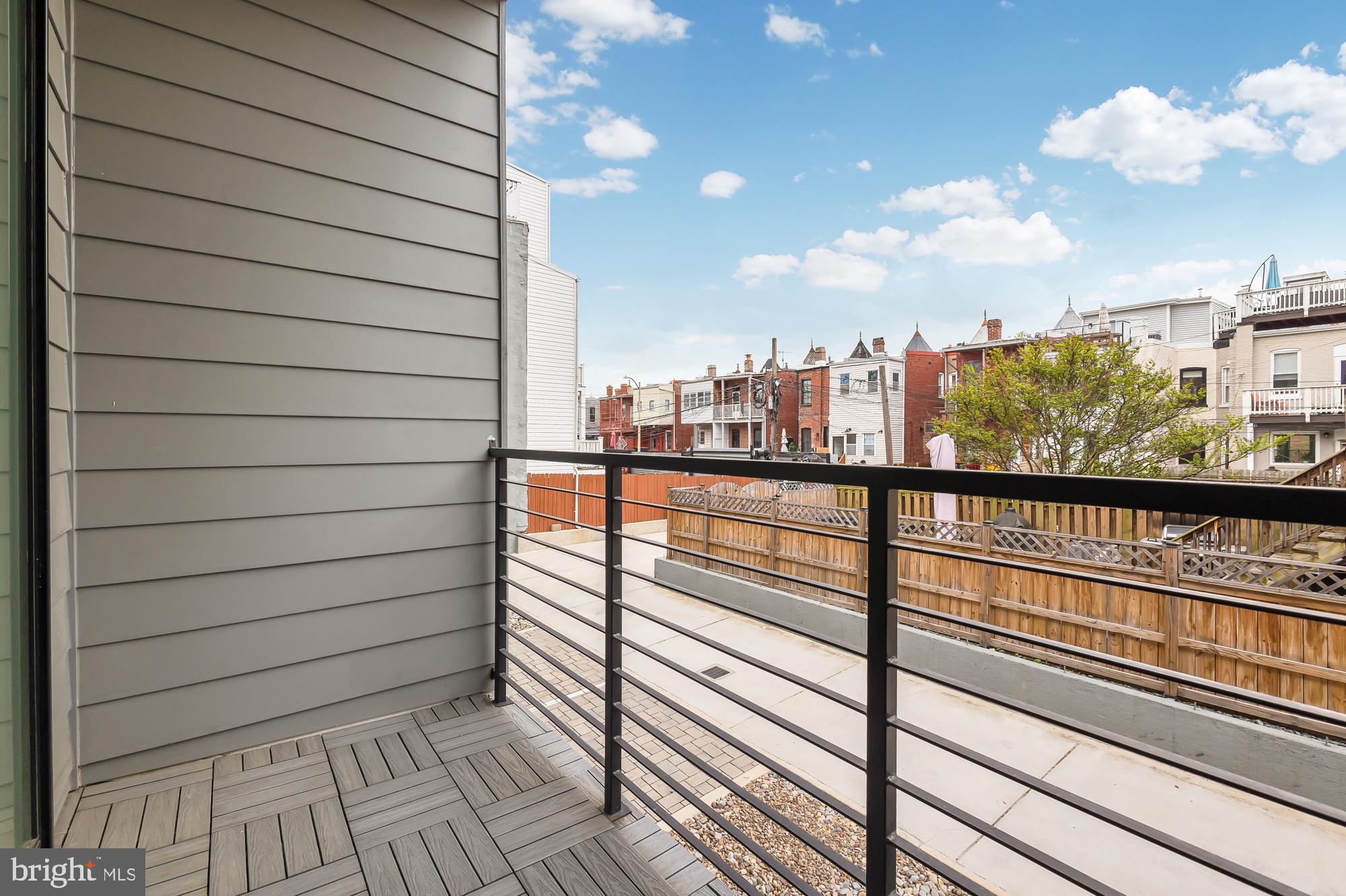146 S Street Northwest, Unit B Washington, DC 20001 - Photo 21 of 51 a view of a balcony with city view