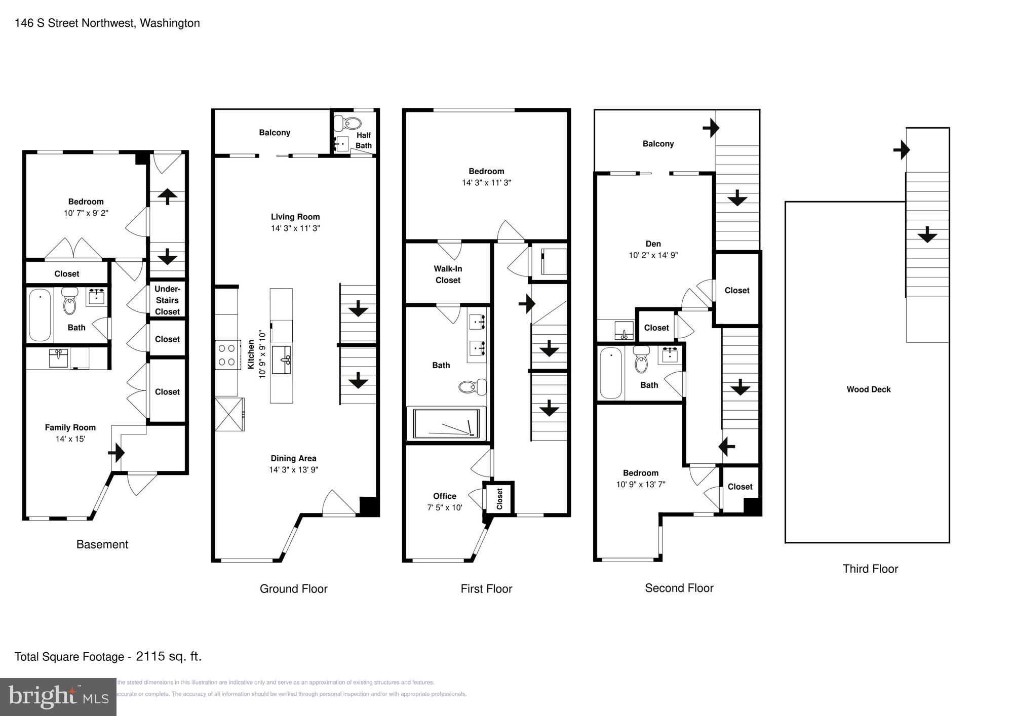 146 S Street Northwest, Unit B Washington, DC 20001 - Photo 51 of 51 a black white and white photo of a refrigerator