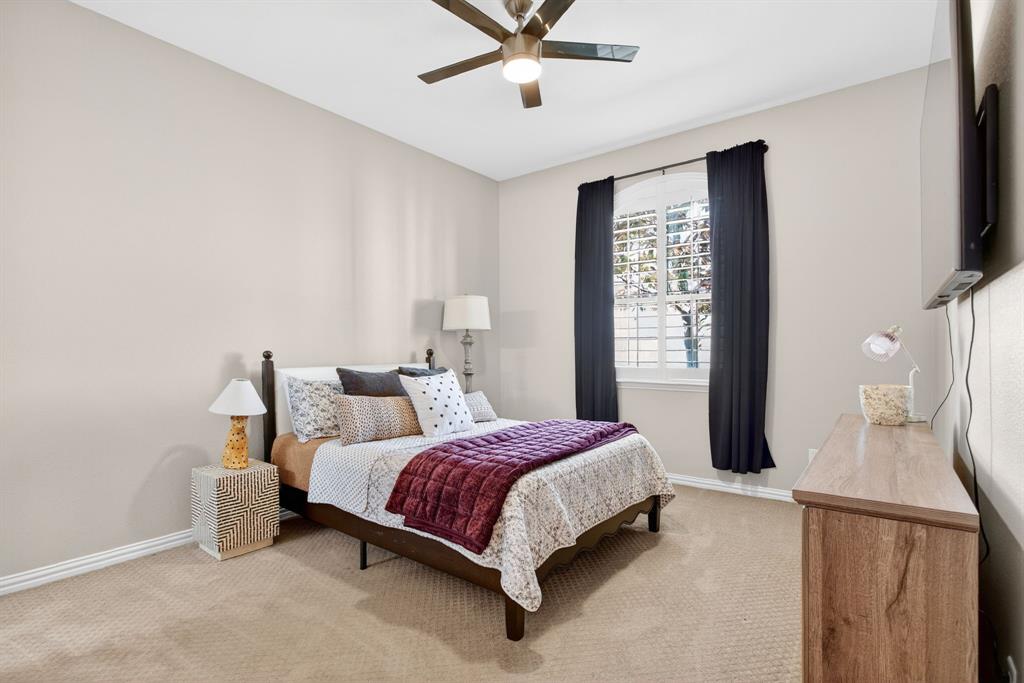 301 Rustic View Lane Aledo, TX 76008 - Photo 23 of 40 a bedroom with a bed and window