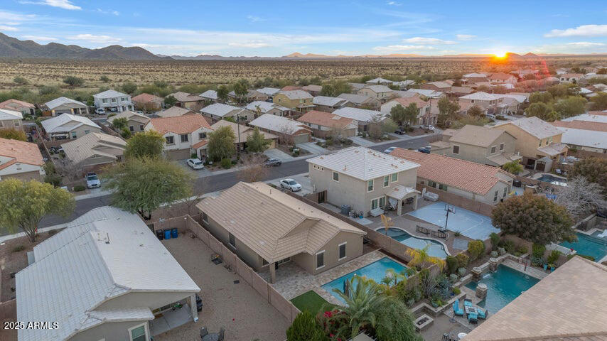 2220 East Stacey Road Gilbert, AZ 85298 - Photo 30 of 54 an aerial view of a city with lots of residential buildings