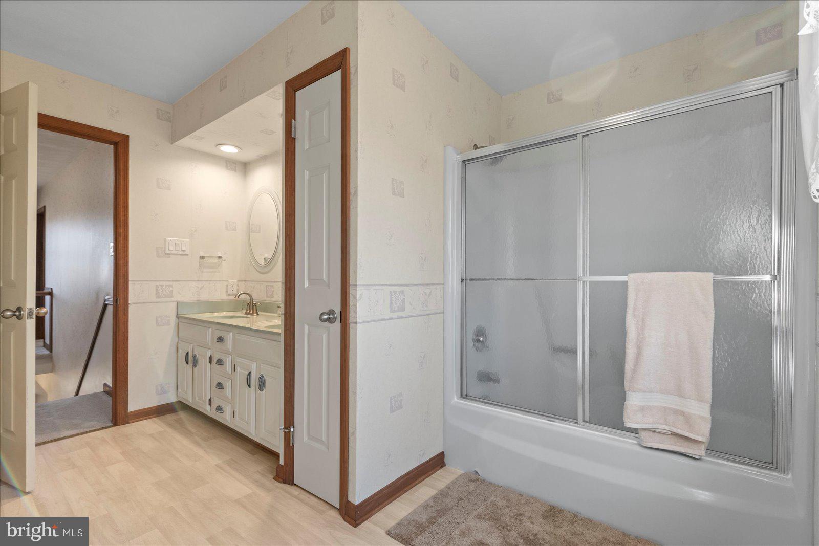437 Valley View Drive Hanover, PA 17331 - Photo 28 of 40 a bathroom with a bathtub and a shower