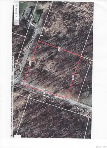 a bird view of a backyard