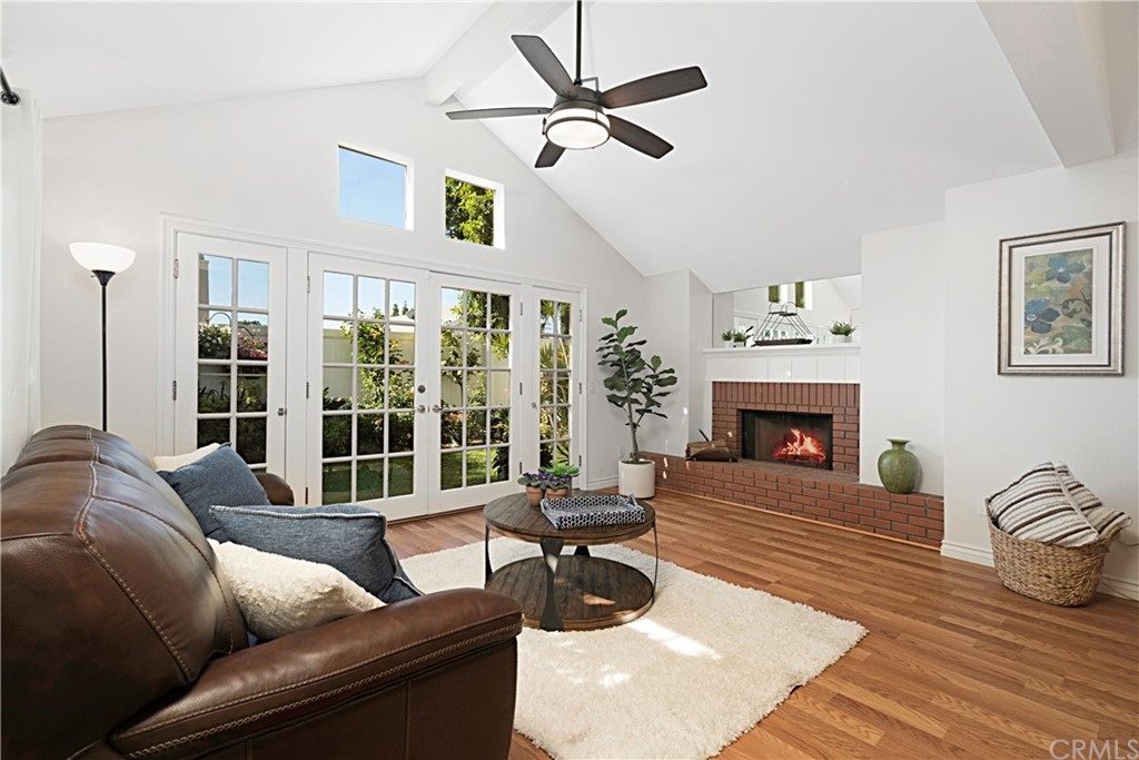 809 Canyon Wash Drive Pasadena, CA 91107 - Photo 6 of 17 a living room with furniture and a fireplace