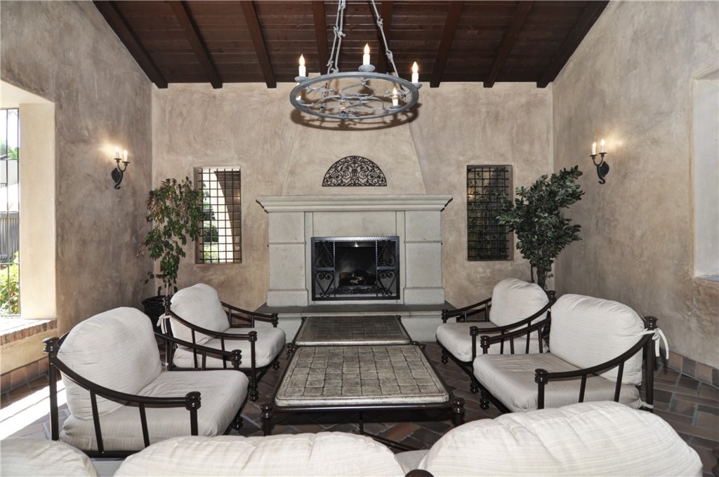 119 White Flower Irvine, CA 92603 - Photo 30 of 38 a view of a livingroom with furniture and a fireplace