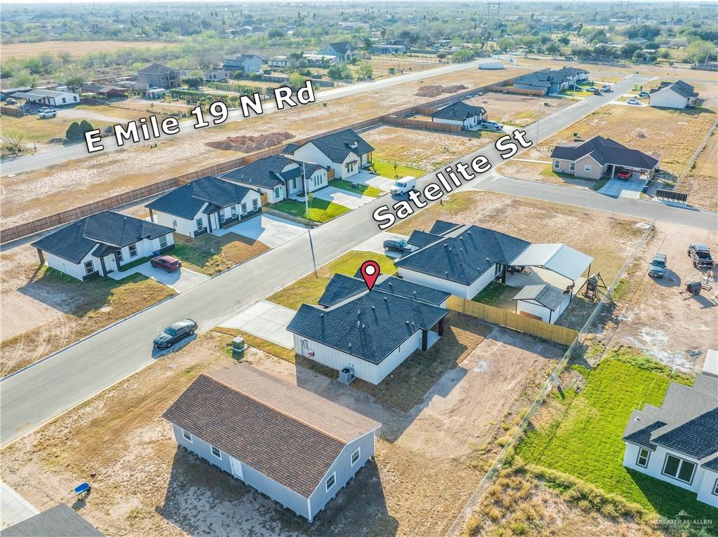 3559 Satelite Street Edinburg, TX 78542 - Photo 21 of 22 an aerial view of residential houses with outdoor space