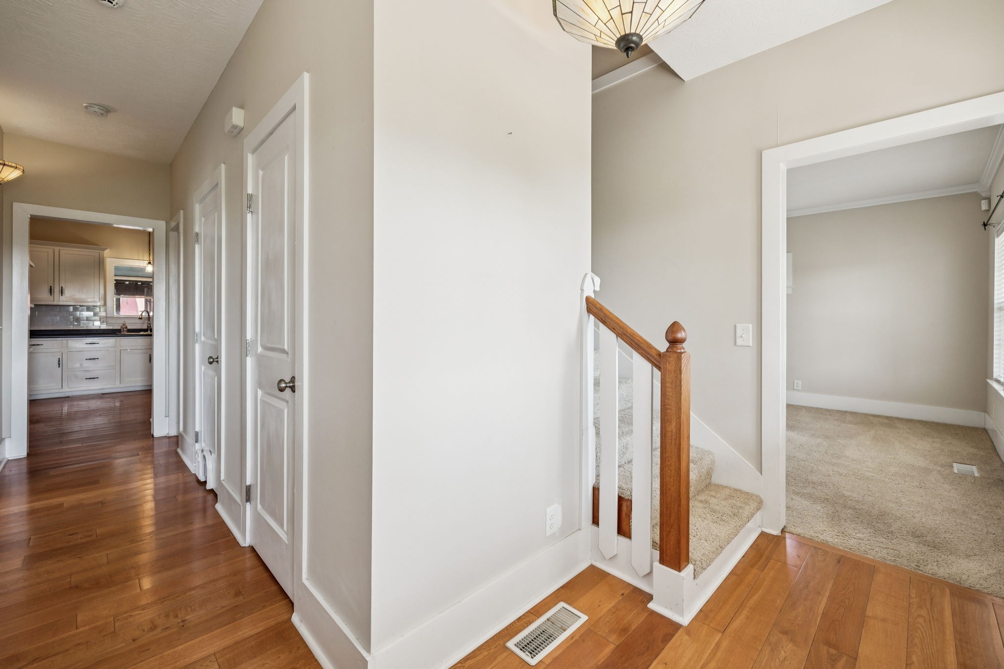 572 Buntin Mill Road Cottontown, TN 37048 - Photo 41 of 67 a view of a hallway with wooden floor and staircase