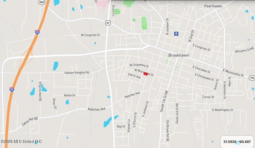 506 South Church Street Brookhaven, MS 39601 - Photo 43 of 44 506 S Church St street map