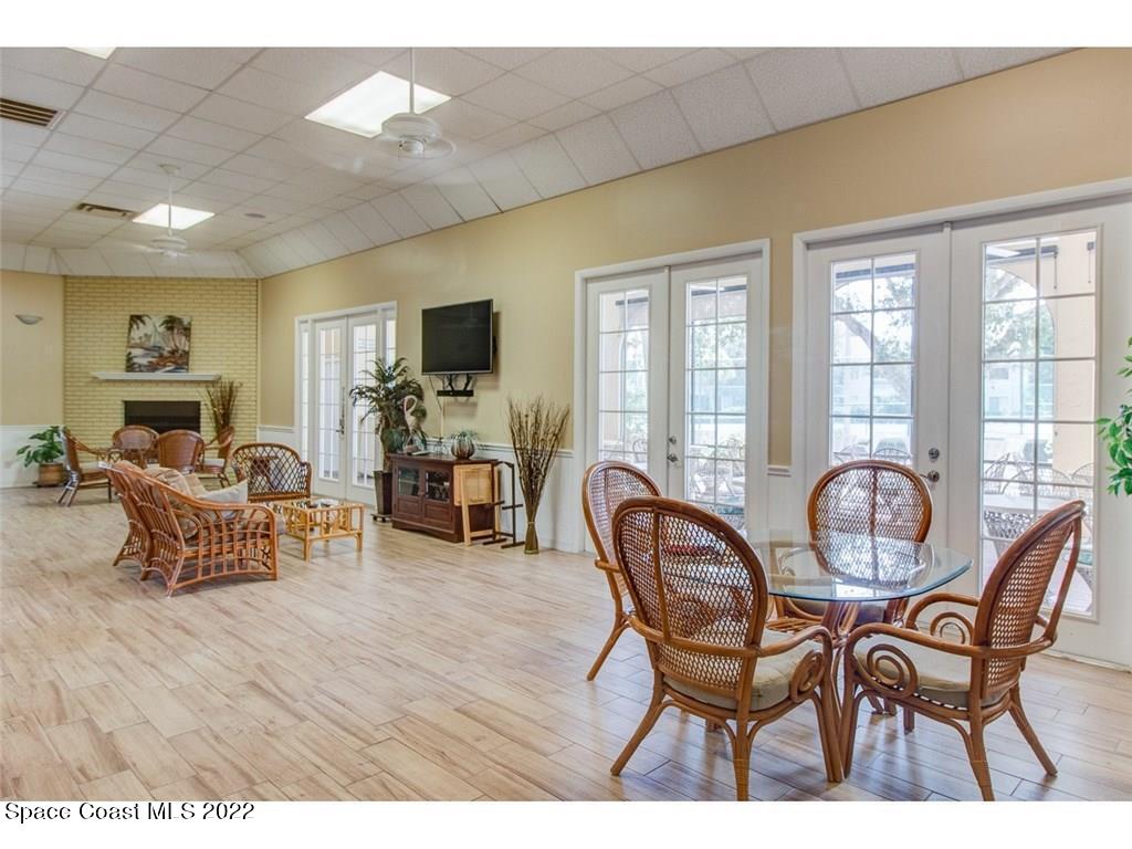 9640 Estuary Way, Unit 3 Sebastian, FL 32958 - Photo 18 of 24 a view of a dining room with furniture window and outside view