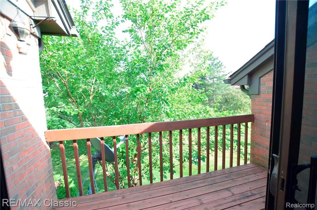 1504 Meadowside Drive, Unit 178 Rochester, MI 48307 - Photo 15 of 15 view from balcony in Summer