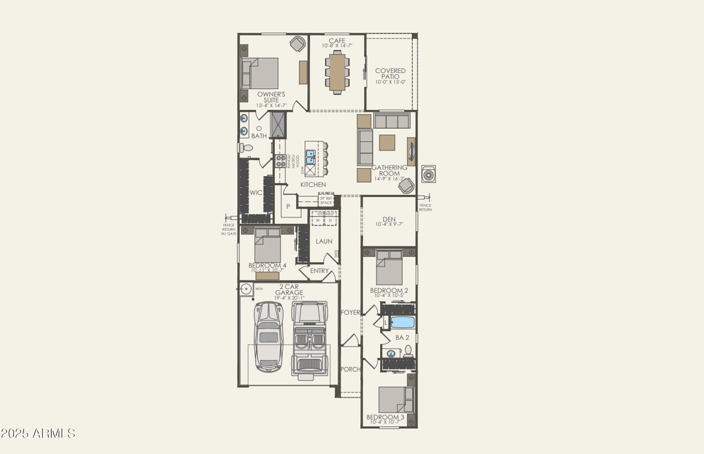 25136 West Romley Road Buckeye, AZ 85326 - Photo 20 of 20 Floor Plan