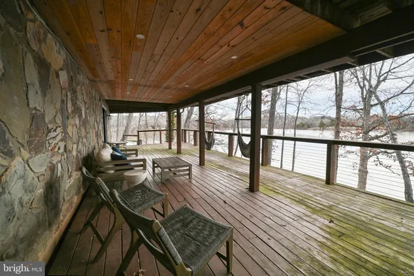 a view of outdoor space with seating area