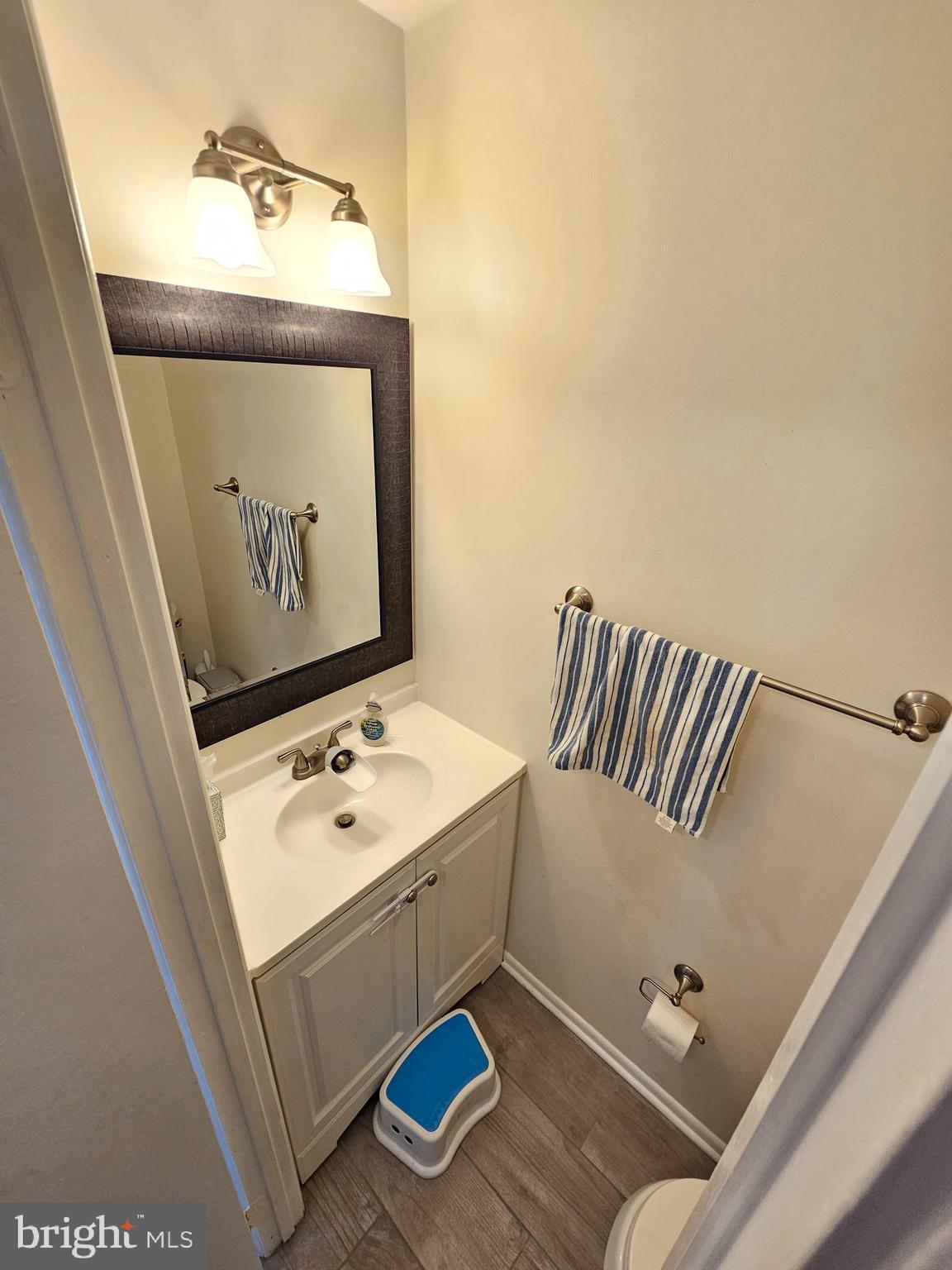17445 Hoskinson Road Poolesville, MD 20837 - Photo 4 of 36 a bathroom with a sink and a mirror