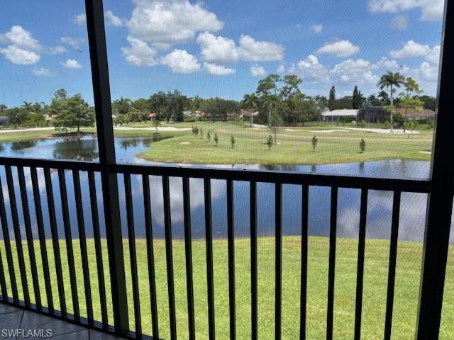 413 Augusta Boulevard, Unit 306 Naples, FL 34113 - Photo 23 of 31 a view of lake from a balcony