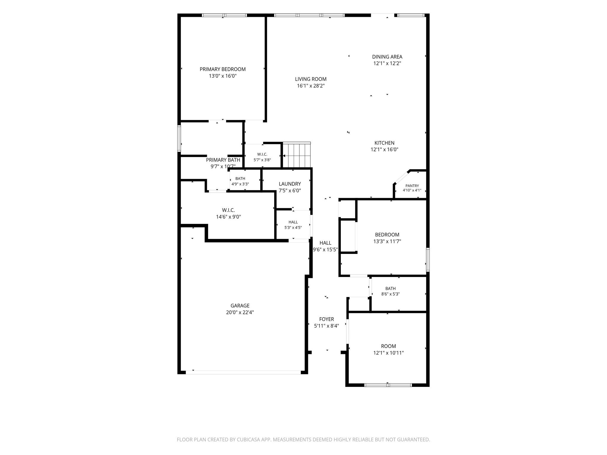 1341 Eagle Ray Street Leander, TX 78641 - Photo 37 of 37 A comprehensive floor plan detailing room dimensions and spatial relationships for easy navigation.