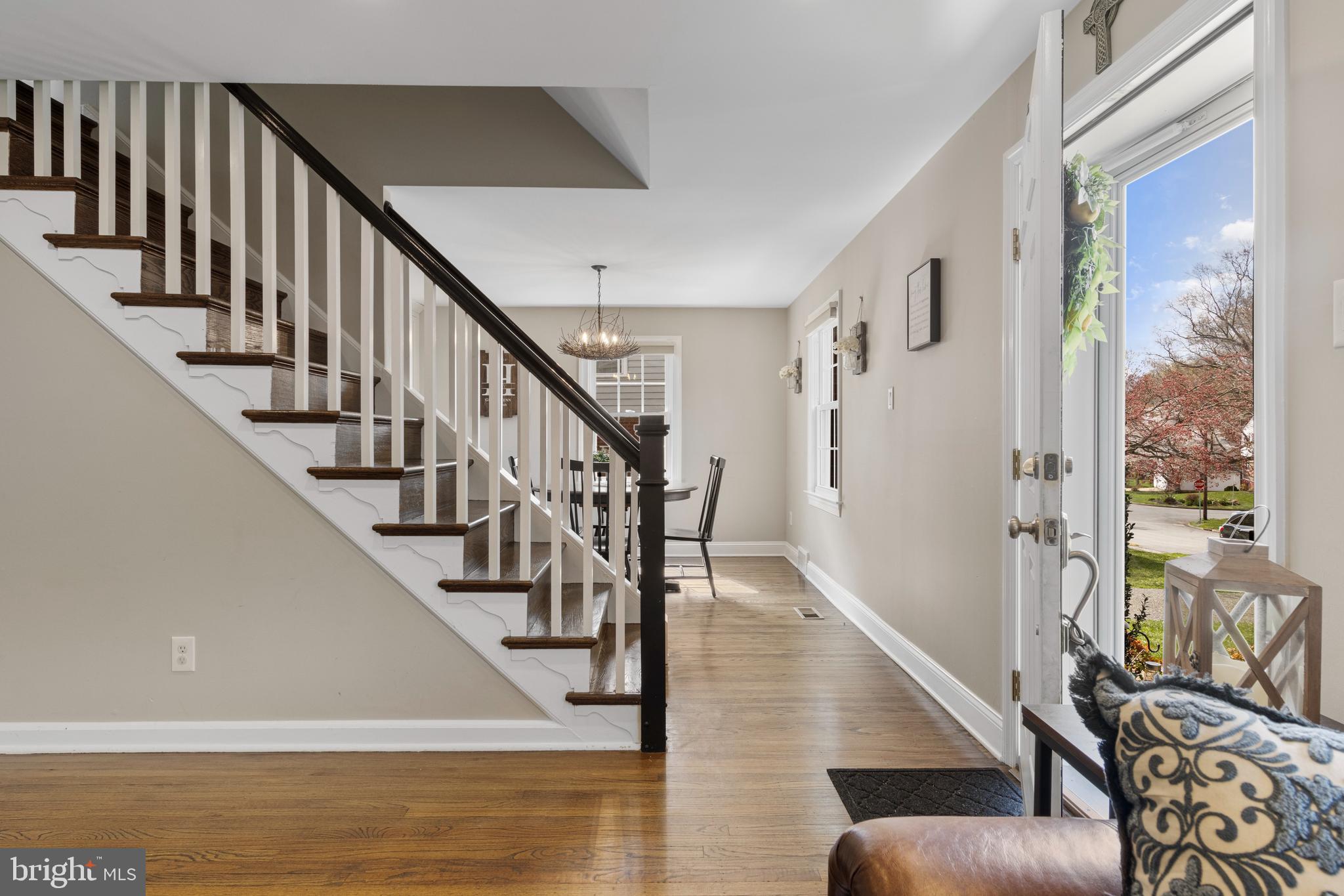 409 Paddock Road Havertown, PA 19083 - Photo 13 of 47 a view of entryway and hall with wooden floor