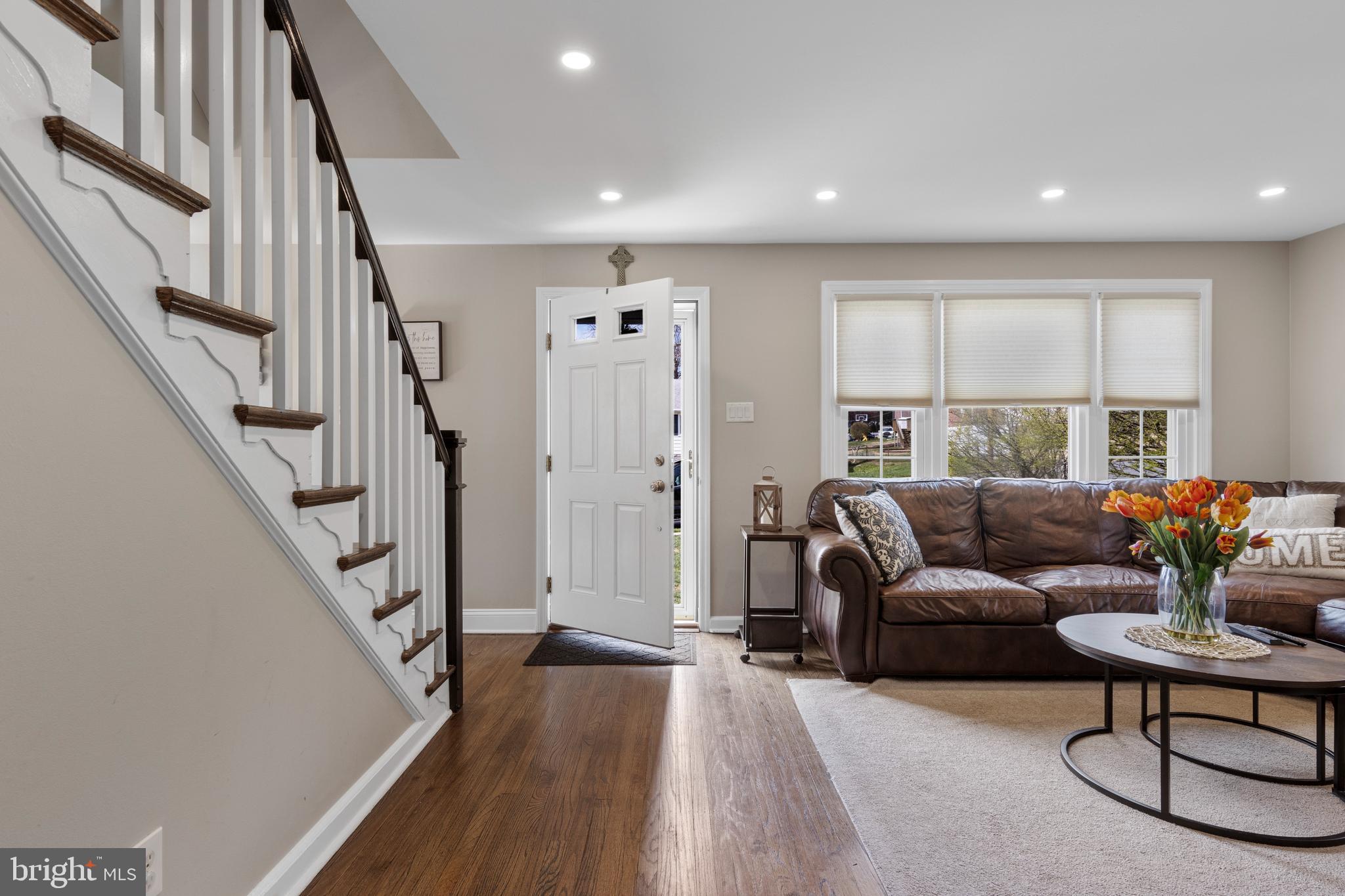 409 Paddock Road Havertown, PA 19083 - Photo 16 of 47 a living room with furniture and a wooden floor